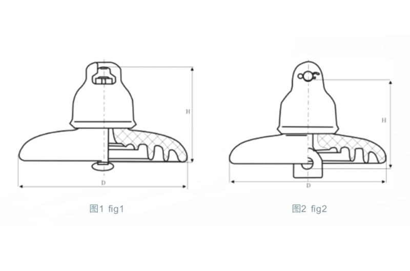 耐污懸式瓷絕緣子標(biāo)準(zhǔn)型
